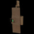The Condor Universal Holster is a brown, rectangular fabric pouch with a top strap and small elastic side pocket, ideal for EDC or bushcraft use.